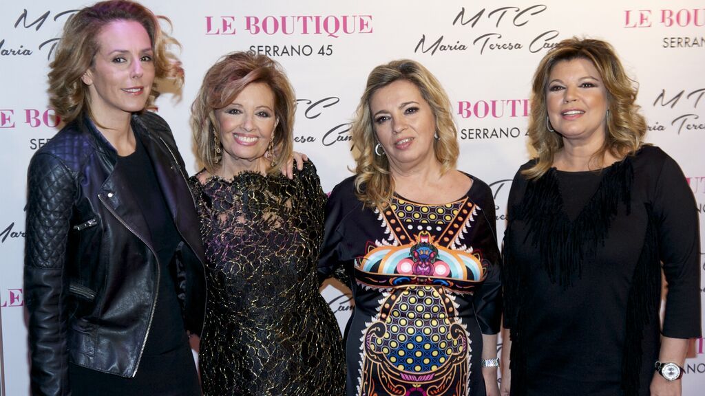 Rocío Carrasco con las Campos