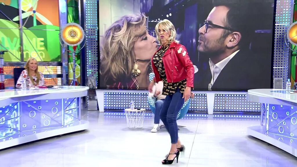 La doble de Carmen Borrego baila 'aerobic' e imita a María Teresa Campos