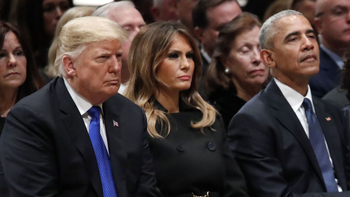 Obama, en privado, sobre Trump: "Loco, racista, cerdo sexista, jodido lunático y corrupto hijo de puta" Obama, en privado, sobre Trump: "Loco, racista, cerdo sexista, jodido lunático y corrupto hijo de puta"