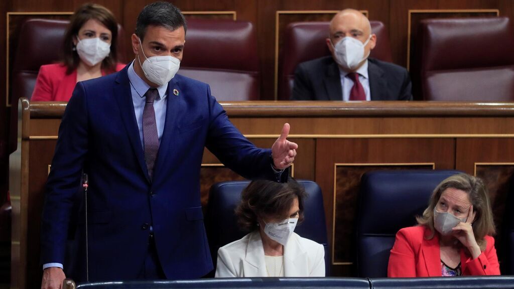 Sánchez en la sesión de control