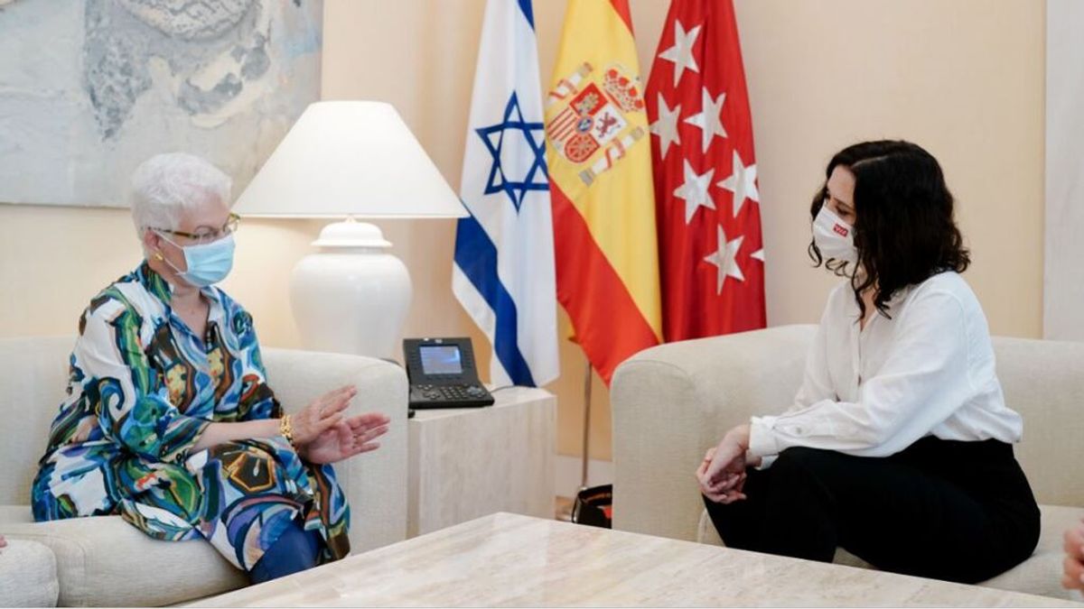 Ayuso se reúne con la embajadora de Israel en plena escalada de violencia con Palestina Ayuso se reúne con la embajadora de Israel en plena escalada de violencia con Palestina