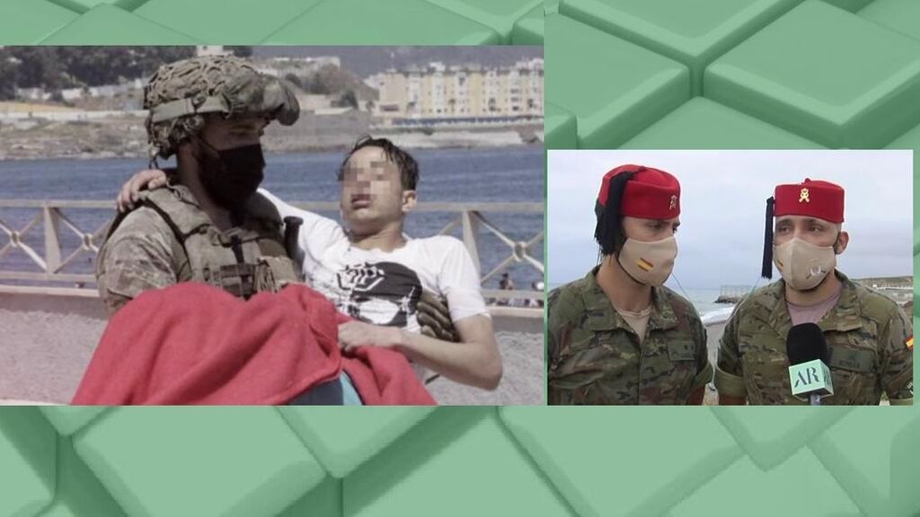 Los soldados narran el drama en la costa de Ceuta