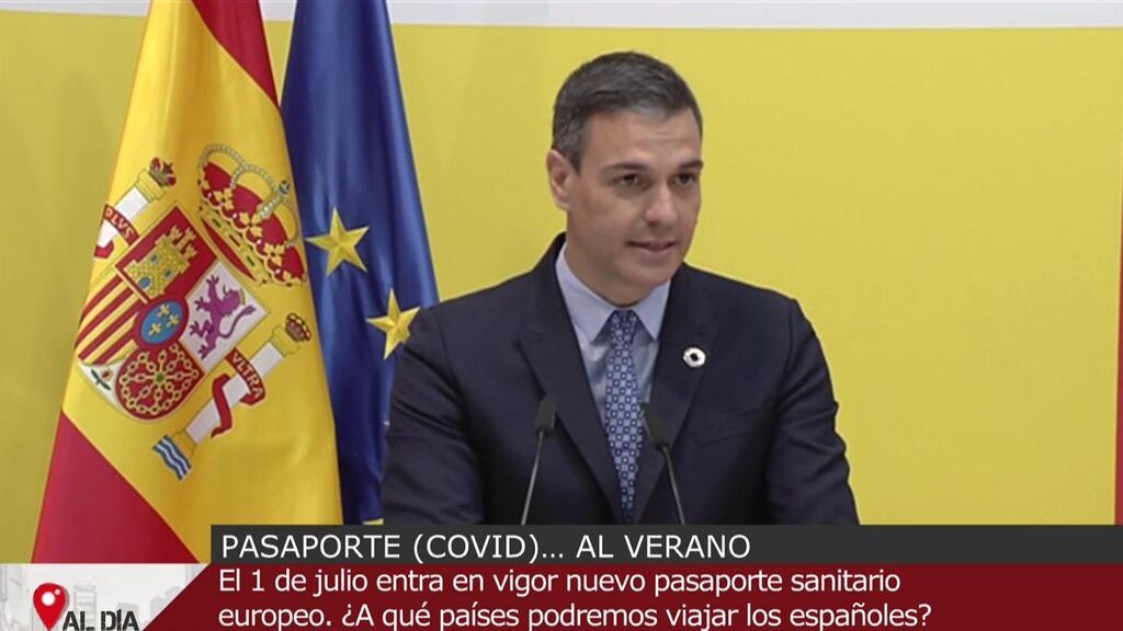 Pedro Sánchez presenta el Certificado covid