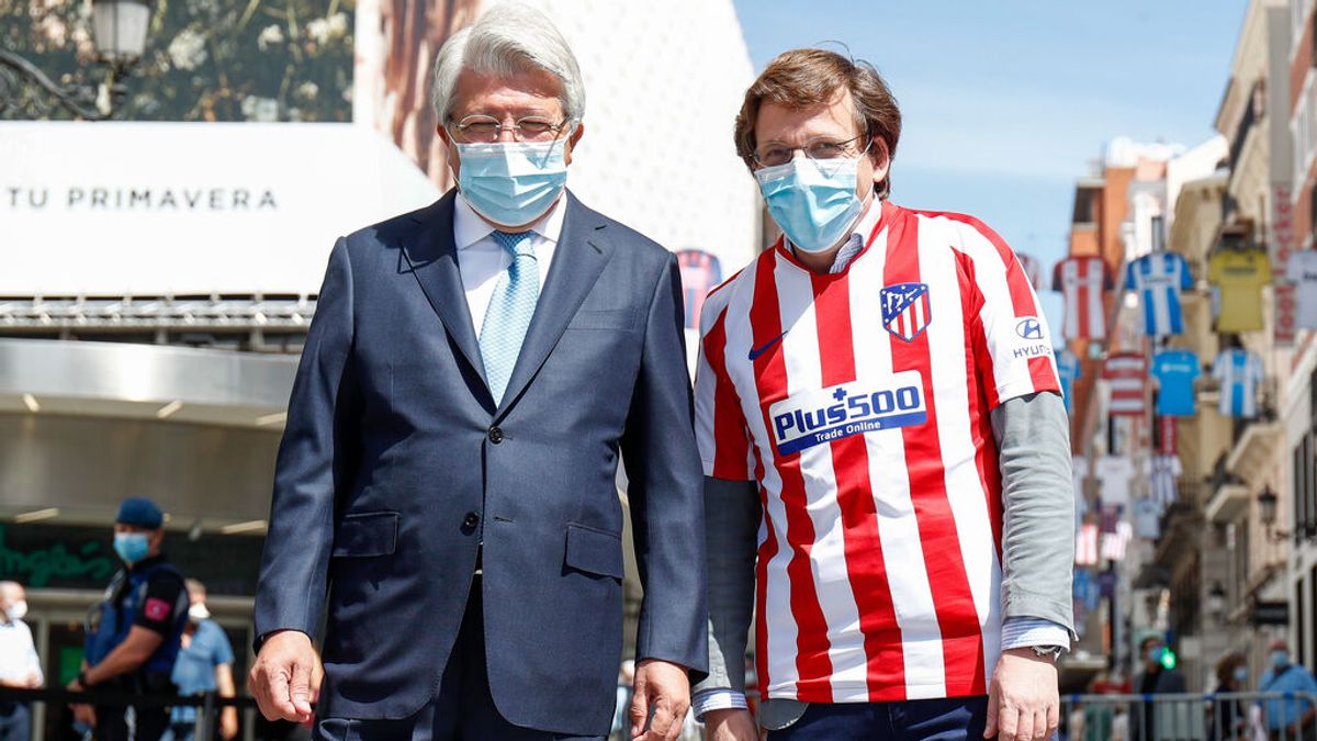 El alcalde de Madrid pide a los atléticos que no vayan a Neptuno El alcalde de Madrid pide a los atléticos que no vayan a Neptuno