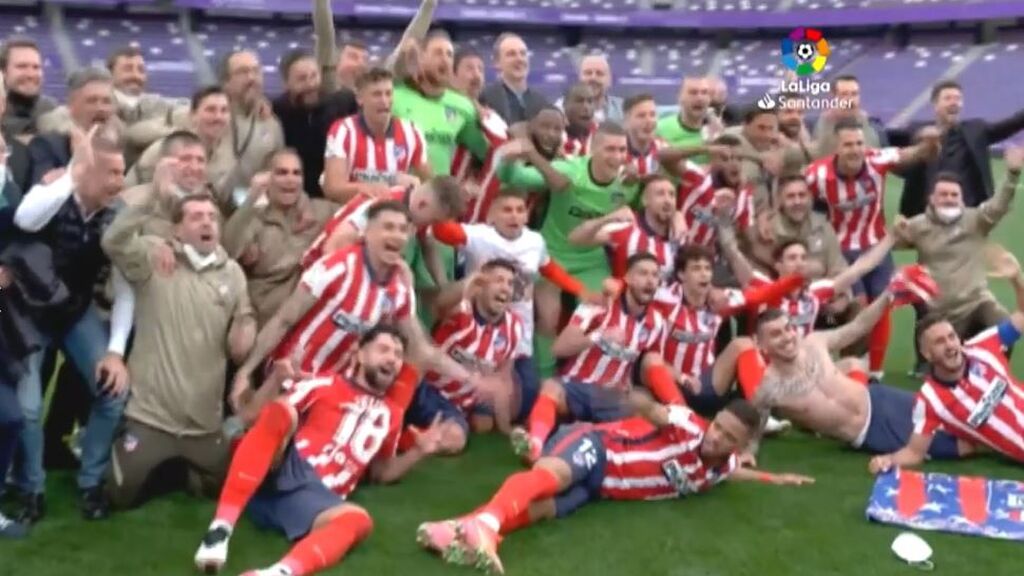 El Atlético de Madrid se proclama campeón de Liga tras vencer al Valladolid