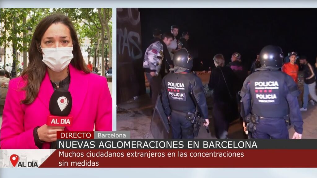 Nuevas aglomeraciones durante la madrugada en Barcelona: 3.495 personas tuvieron que ser desalojadas