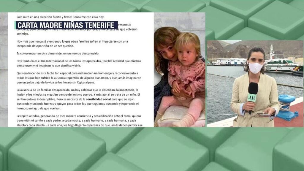 La madre de las niñas de Tenerife: "Solo miro en una dirección: reunirme con ellas hoy"