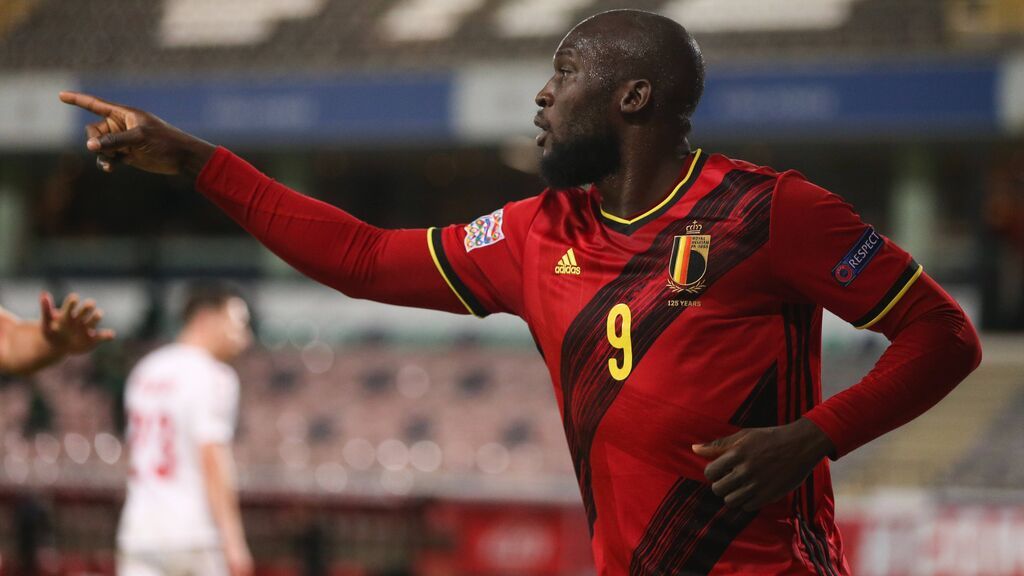 Lukaku es la gran referencia de Bélgica en ataque.