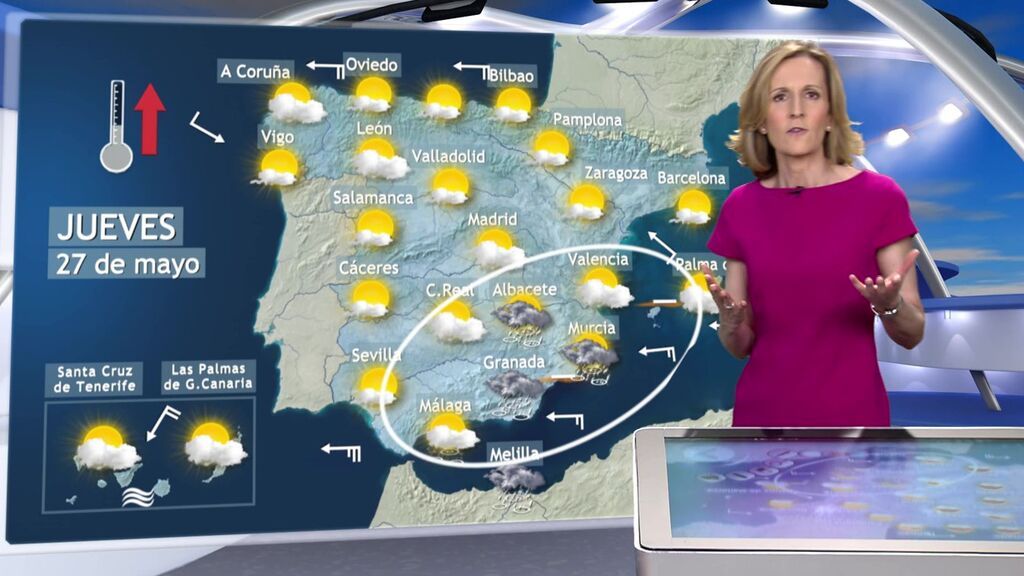 El Mediterráneo se prepara para el temporal de levante y las lluvias del jueves