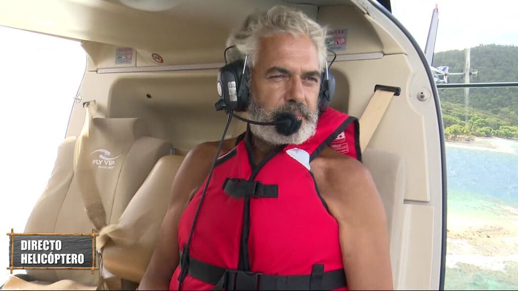 Agustín Bravo cumple su sueño y salta del helicóptero en 'Supervivientes'
