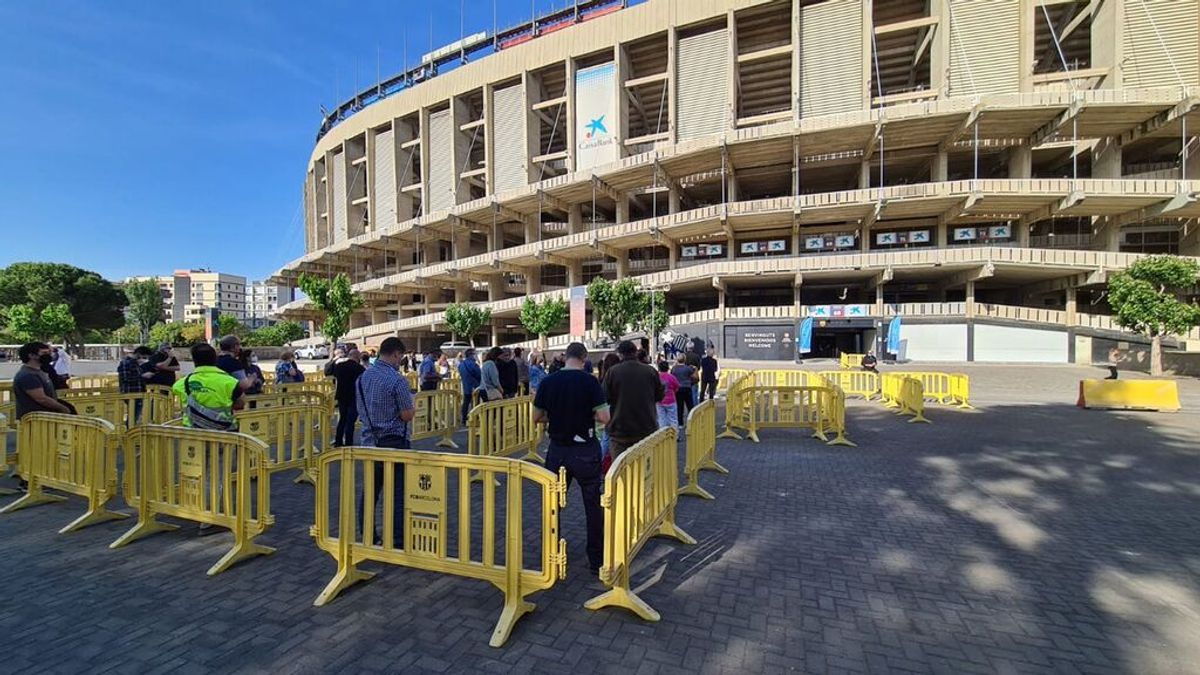 Cataluña estrena el Camp Nou como punto de vacunación contra la covid Cataluña estrena el Camp Nou como punto de vacunación contra la covid