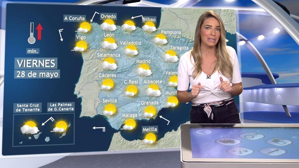 Subida extraordinaria de los termómetros en el sur: el tiempo que hará en España el viernes 28