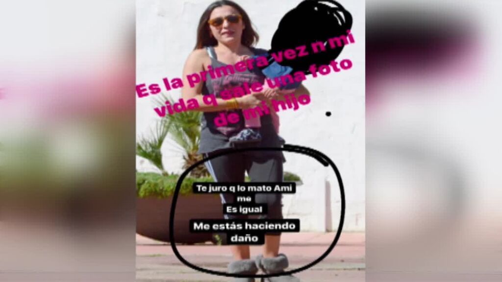 Mensaje de amenaza contra Candela Peña y su hijo