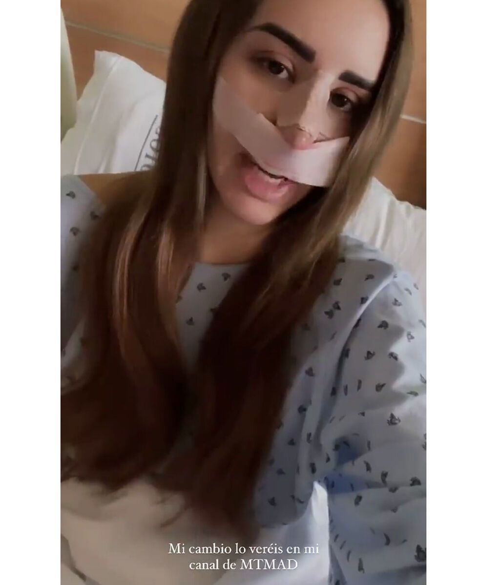 Marina hablando en sus redes sociales