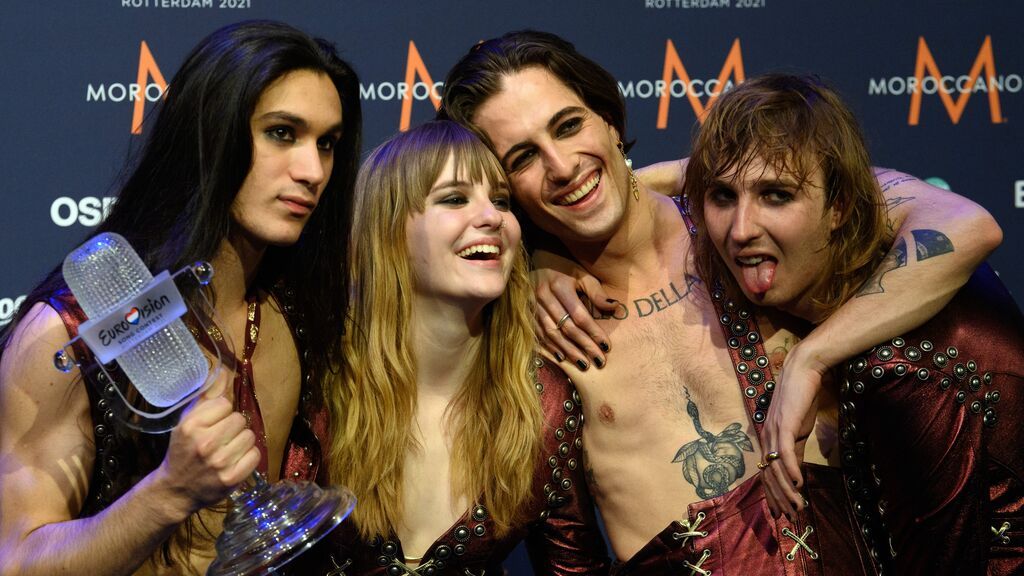 El efecto 'Eurovisión': Damiano David y el resto de integrantes de Måneskin multiplican el número de seguidores en redes sociales