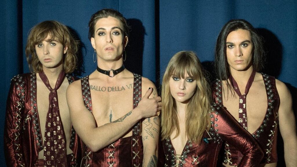Maneskin, after winning Eurovision 2021 with the song "Zitti e Buoni"