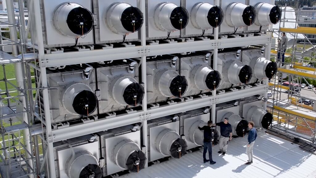 PLANTA ASPIRADORES CO2 DEL AIRE CLIMEWORK