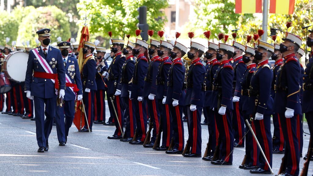 El rey participa en la celebración del Día de las Fuerzas Armadas