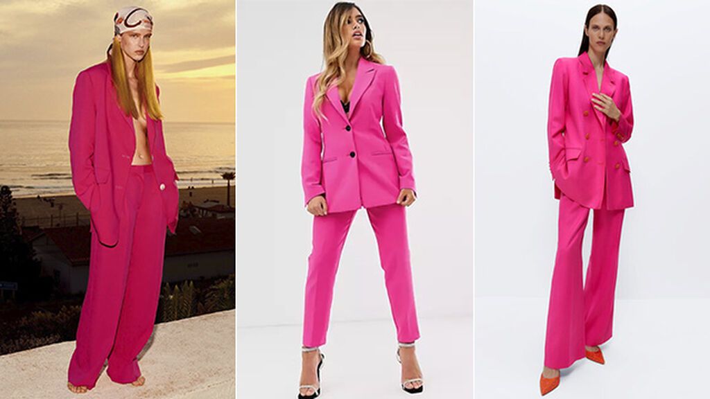 Sastres fucsias de Zara, Asos y Uterqüe