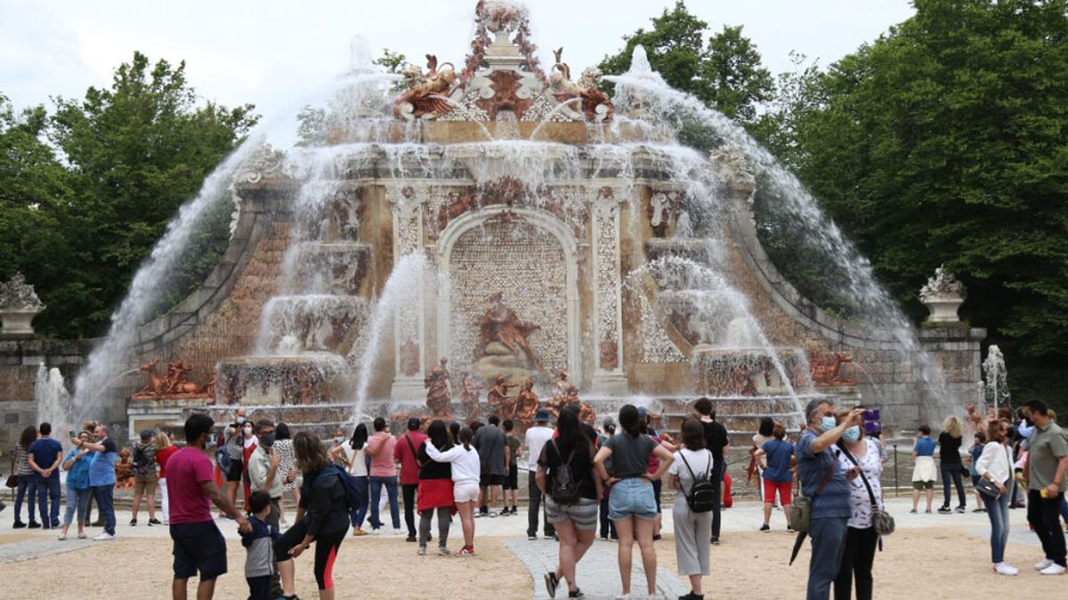 Las fuentes de los Jardines de La Granja de Segovia vuelven a funcionar 22 meses después Las fuentes de los Jardines de La Granja de Segovia vuelven a funcionar 22 meses después