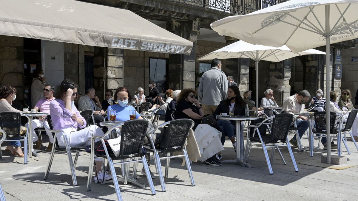 Terraza de cafetería en A Coruña Terraza de cafetería en A Coruña