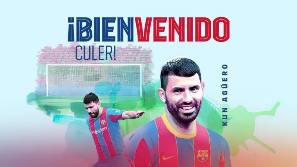 Kun Agüero nuevo jugador de FC Barcelona