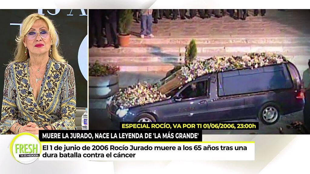 El día que murió Rocío Jurado y nació la leyenda