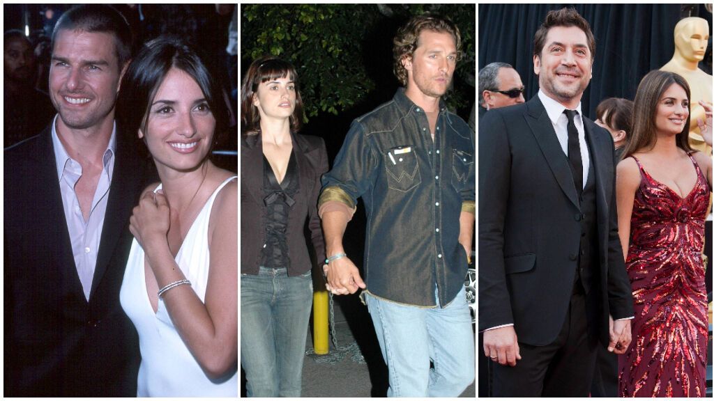Estos han sido todos los novios famosos de Penélope Cruz: desde Tom Cruise y Matthew McConaughey hasta Javier Bardem.