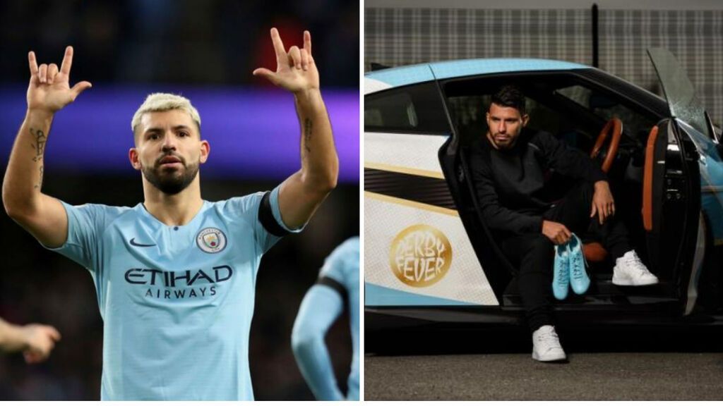 El gran gesto del Kun Agüero con los utilleros del Manchester City: relojes de lujo para todos y sorteo de uno de sus coches