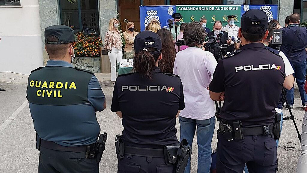 Guardia Civil y Policía Nacional presentan la operación