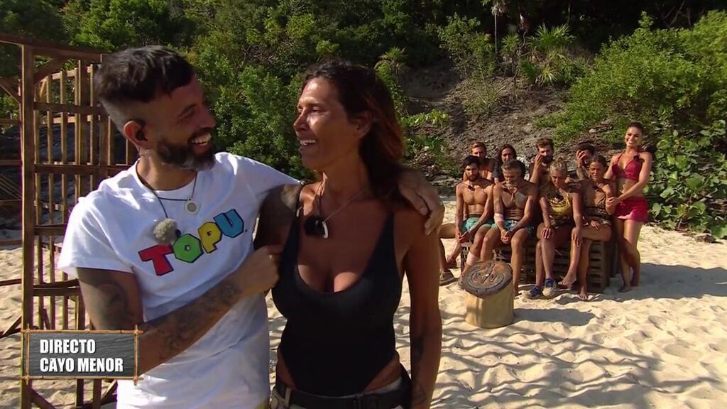 Lara Sajen se reencuentra con su hermano, Sergio