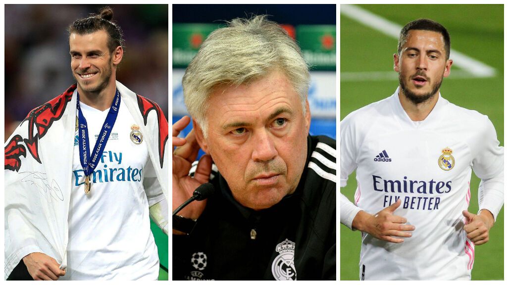 Ancelotti sienta las bases de su nuevo Real Madrid: confía en Bale y Hazard, se 'olvida' de Asensio y no pide fichajes a Florentino