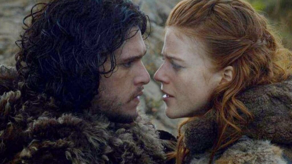 Kit Harington y Rose Leslie en 'Juego de tronos'