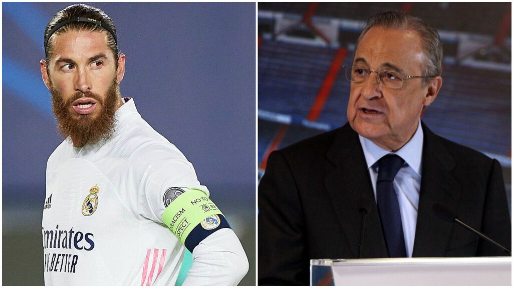 Sergio Ramos y Florentino Pérez siguen sin un acuerdo de renovación.