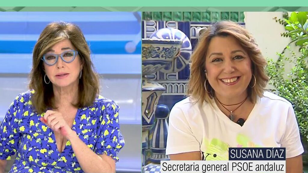 Susana Díaz, sobre su candidatura en Andalucía: "Me han buscado y no he entrado al cuerpo a cuerpo"