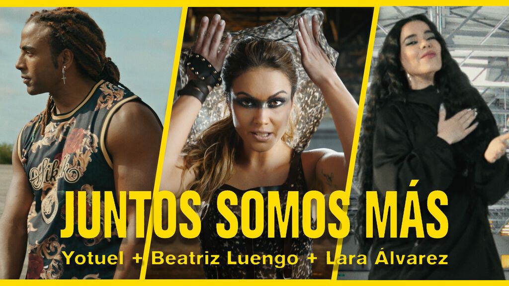 La canción y el videoclip ‘Juntos somos más’ compuesto e interpretado por Lara Álvarez, Yotuel y Beatriz Luengo para la Eurocopa llega a todas las plataformas musicales