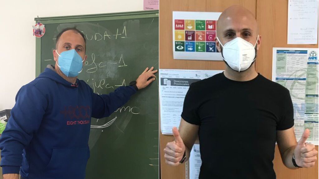 Dos profesores de Valladolid van al colegio en falda como respuesta al insulto homófobo de un alumno a otro