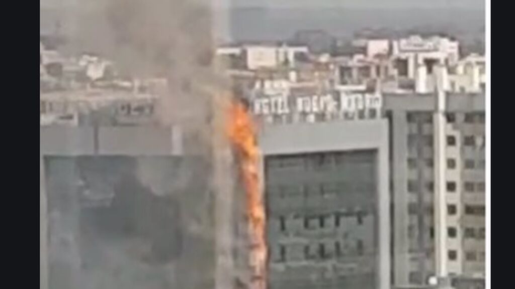 Arde el Hotel Nuevo Madrid