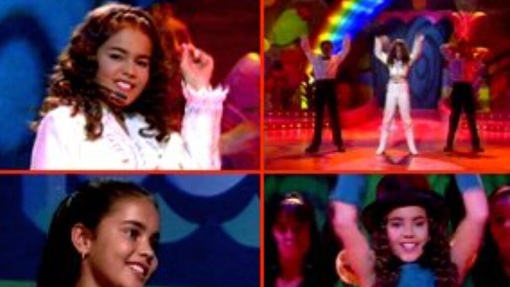 Lara Álvarez imitó a Janet Jackson con 9 años en 'Menudas estrellas'