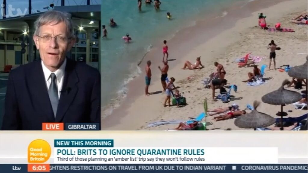 El enviado de la ITV informa sobre los viajes a GIbraltar