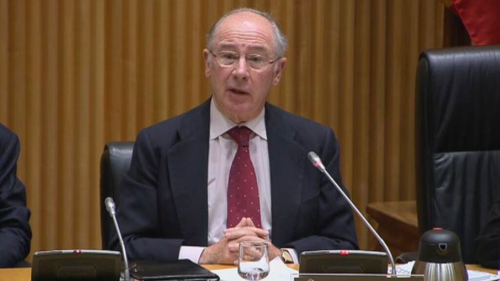 Rodrigo Rato en la comisión de investigación sobre la crisis financiera