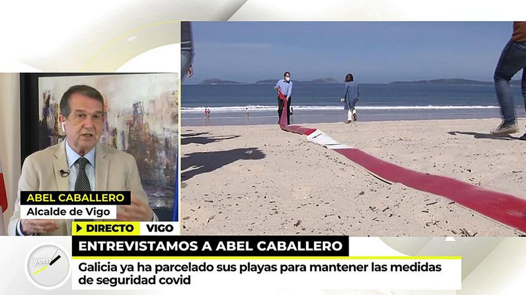 Abel Caballero, sobre la parcelación de las playas de Vigo: “Vamos a poder tener mayor número de personas en cada parcela”