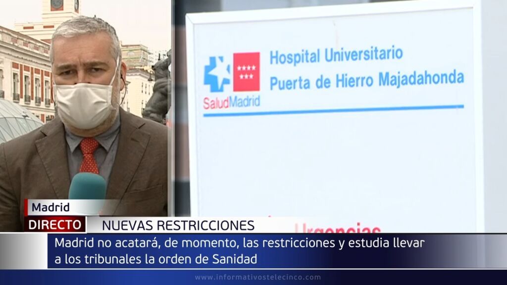 Madrid no acata las restricciones del ocio nocturno por coronavirus y las recurrirá ante la Audiencia Nacional