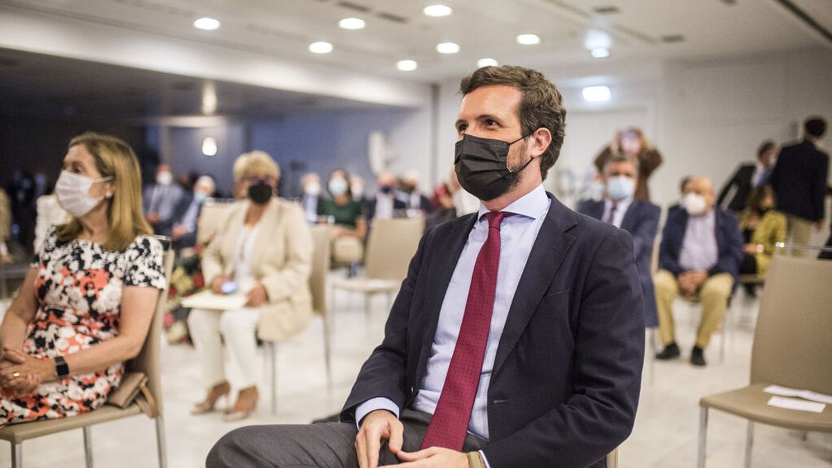 Casado: "Hace meses escuché a Junqueras diciendo que los indultos se los podía meter el Gobierno por no sé dónde" Casado: "Hace meses escuché a Junqueras diciendo que los indultos se los podía meter el Gobierno por no sé dónde"