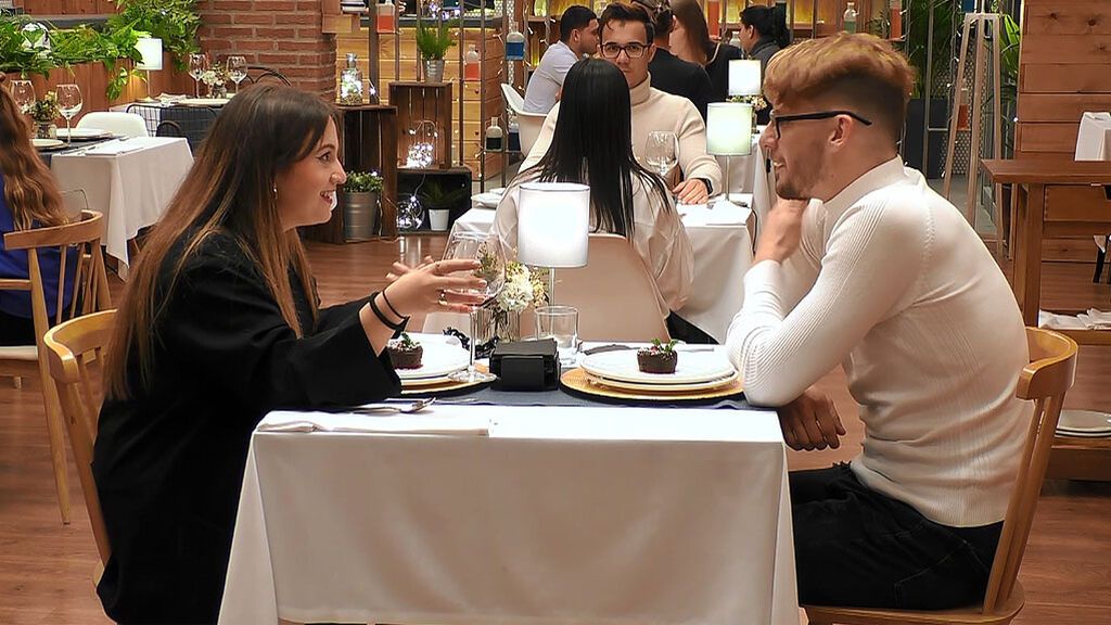 Patricia y Manuel, durante su cita en First Dates