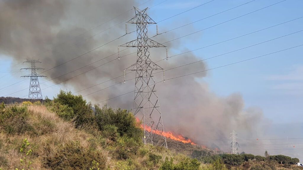 Incendio en Collserola