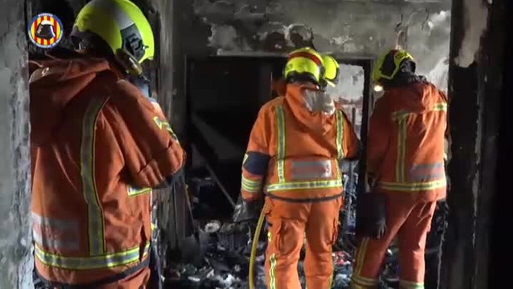 Incendio en una vivienda de Algemesí