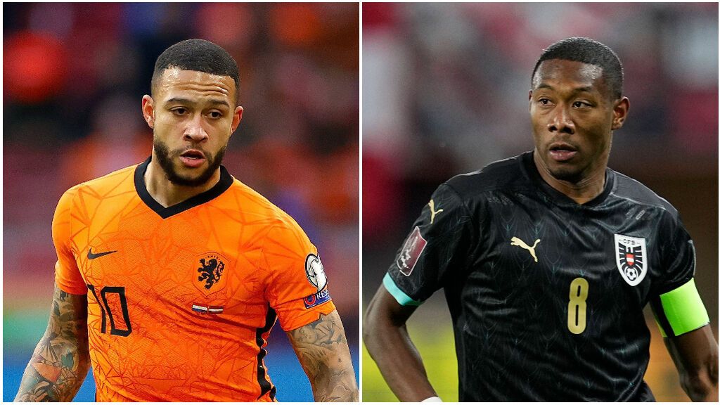 David Alaba y Memphis Depay serán los encargados de poner el físico y la clase en el Grupo C de la Eurocopa