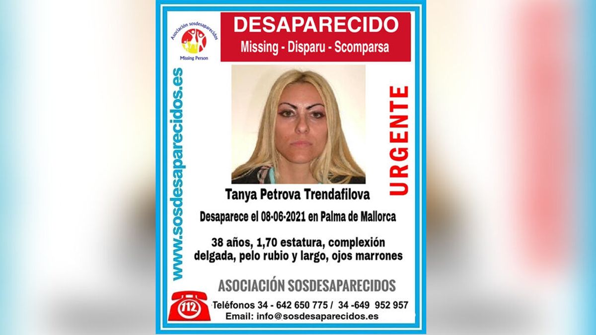 Buscan a Tanya Petrova, de 38 años, desaparecida en Palma Buscan a Tanya Petrova, de 38 años, desaparecida en Palma