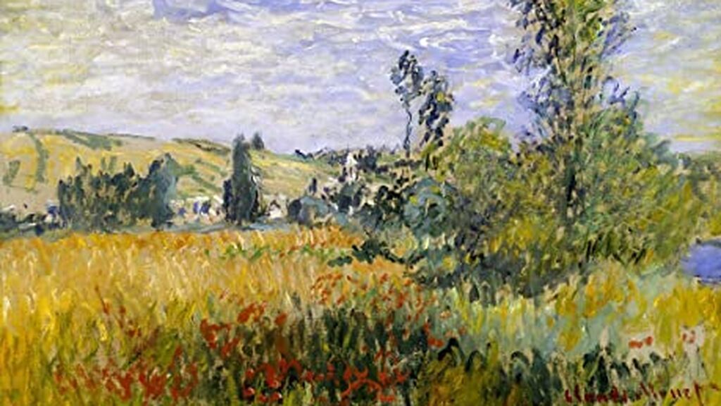 Imitación de Paisaje en Vetheuil (Claude Monet)